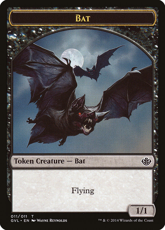 Bat Token (Garruk vs. Liliana) [Duel Decks Anthology Tokens] | Chromatic Games