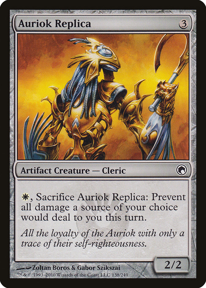 Auriok Replica [Scars of Mirrodin] | Chromatic Games