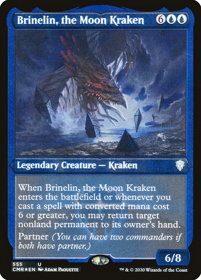 Brinelin, the Moon Kraken (Etched) [Commander Legends] | Chromatic Games