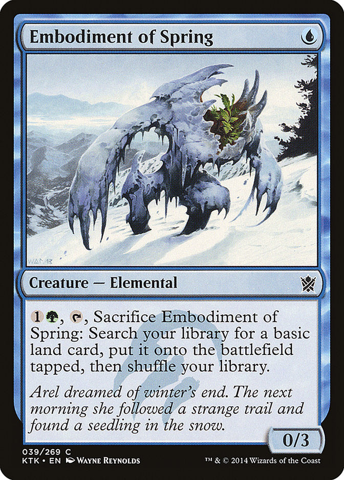 Embodiment of Spring [Khans of Tarkir] | Chromatic Games