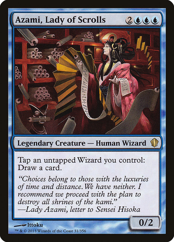 Azami, Lady of Scrolls [Commander 2013] | Chromatic Games