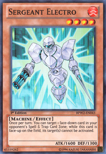 Sergeant Electro [BPW2-EN043] Super Rare | Chromatic Games