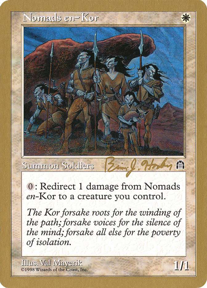 Nomads en-Kor (Brian Hacker) [World Championship Decks 1998] | Chromatic Games