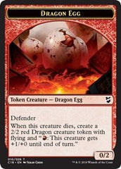 Dragon Egg // Dragon Double-Sided Token [Commander 2018 Tokens] | Chromatic Games