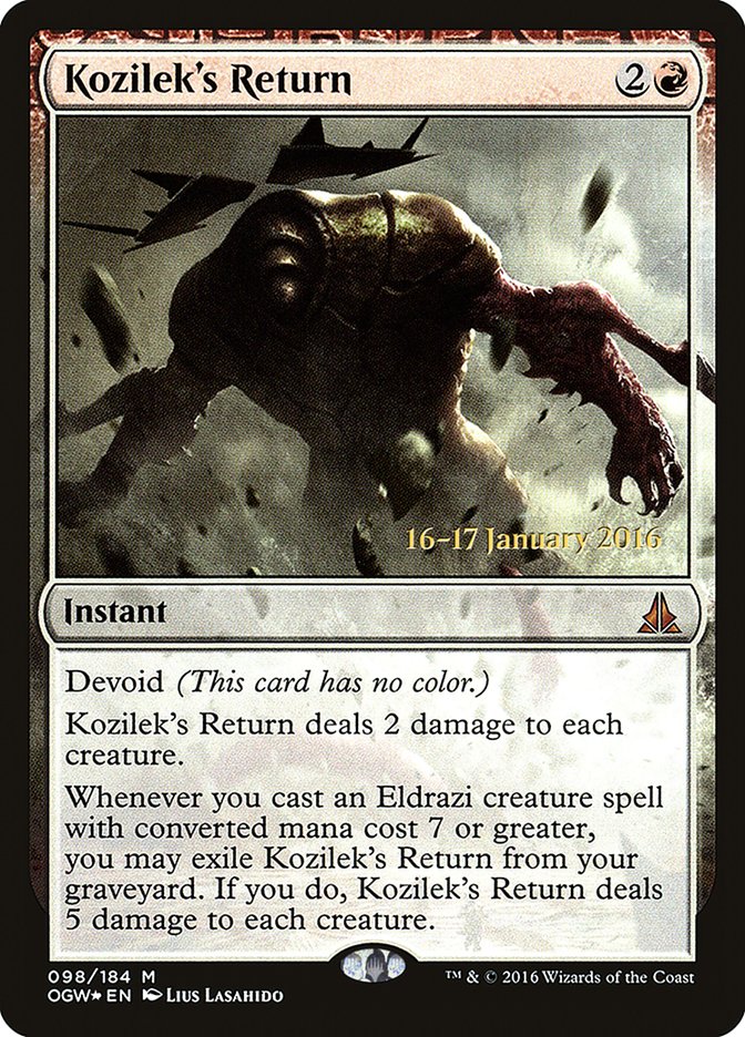 Kozilek's Return [Oath of the Gatewatch Prerelease Promos] | Chromatic Games