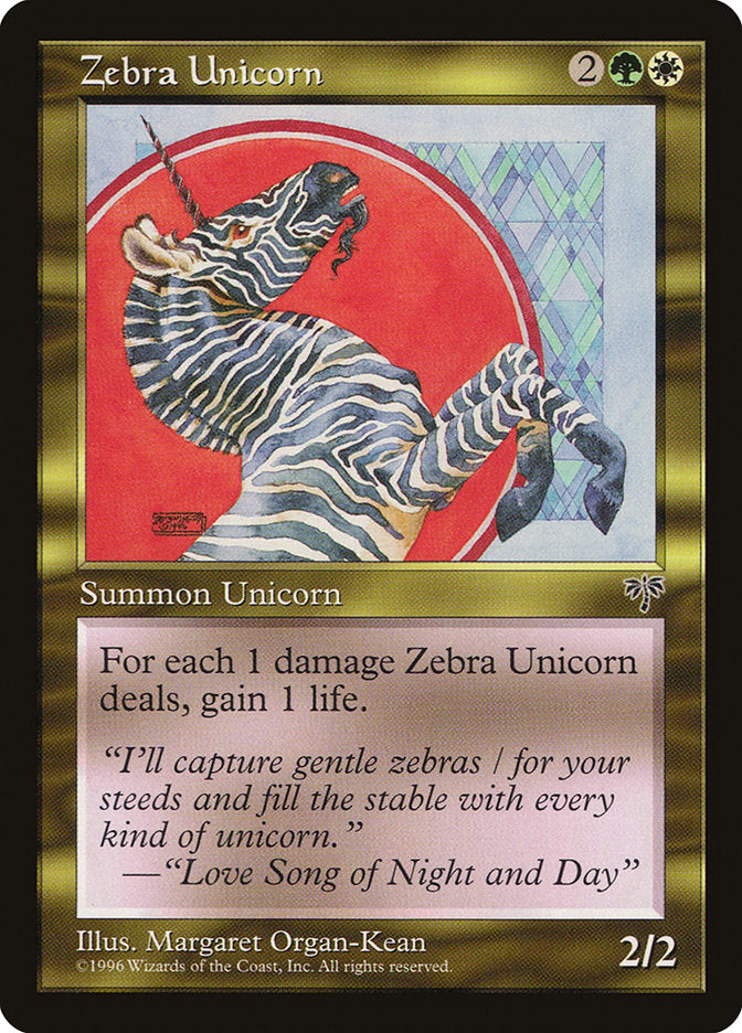 Zebra Unicorn [Mirage] | Chromatic Games