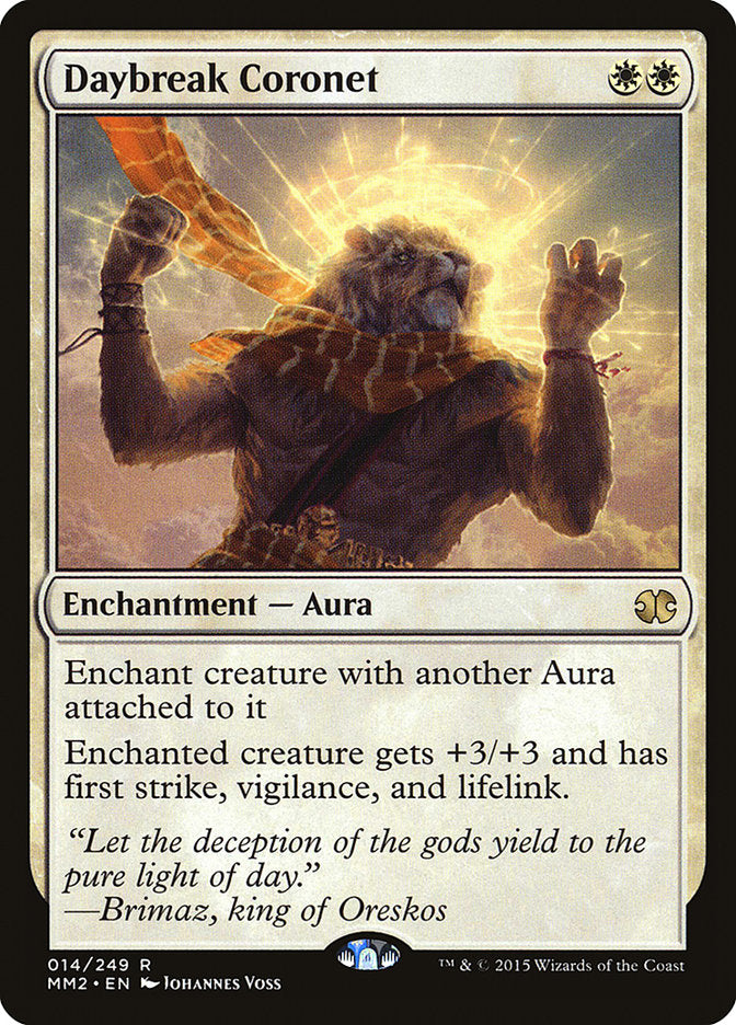 Daybreak Coronet [Modern Masters 2015] | Chromatic Games