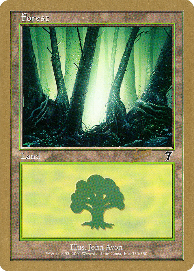 Forest (rl330) (Raphael Levy) [World Championship Decks 2002] | Chromatic Games