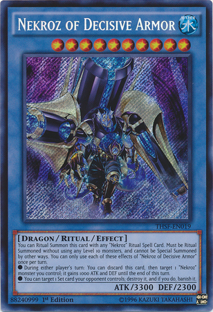 Nekroz of Decisive Armor [THSF-EN019] Secret Rare | Chromatic Games