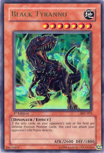 Black Tyranno [IOC-075] Ultra Rare | Chromatic Games