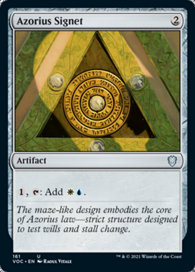 Azorius Signet [Innistrad: Crimson Vow Commander] | Chromatic Games