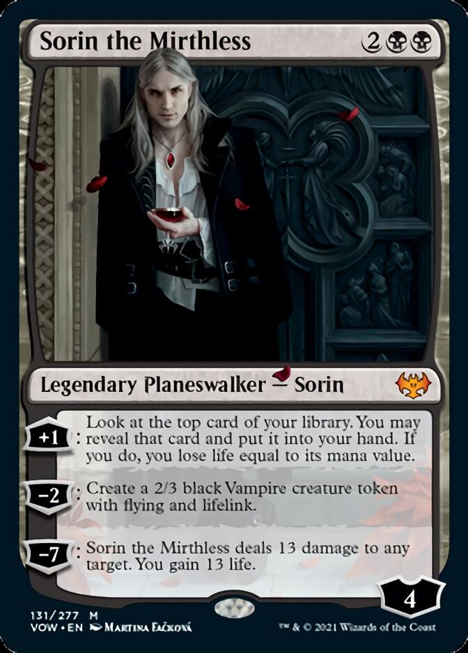 Sorin the Mirthless [Innistrad: Crimson Vow] | Chromatic Games