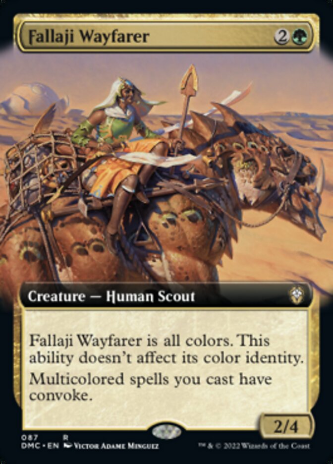 Fallaji Wayfarer (Extended Art) [Dominaria United Commander] | Chromatic Games