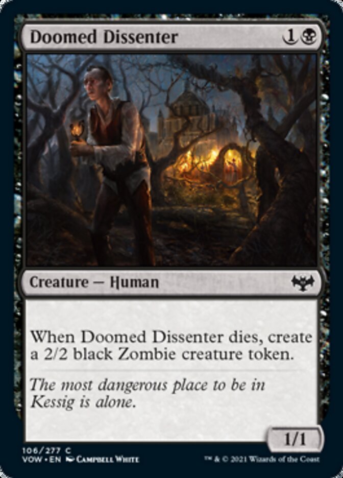 Doomed Dissenter [Innistrad: Crimson Vow] | Chromatic Games