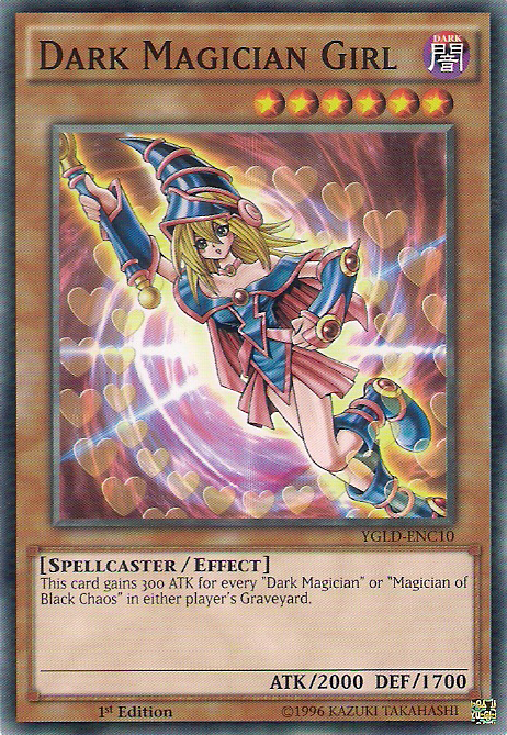 Dark Magician Girl (C) [YGLD-ENC10] Common | Chromatic Games