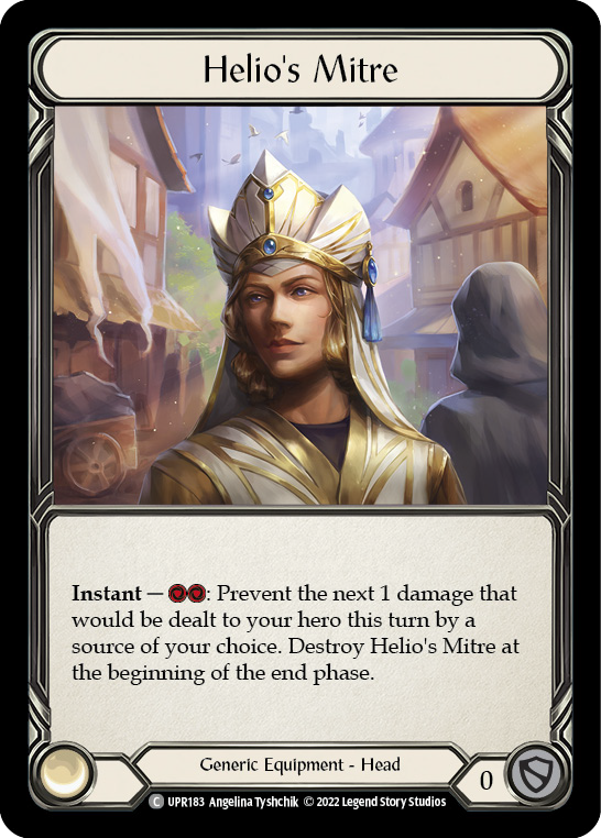 Helio's Mitre [UPR183] (Uprising)  Cold Foil | Chromatic Games