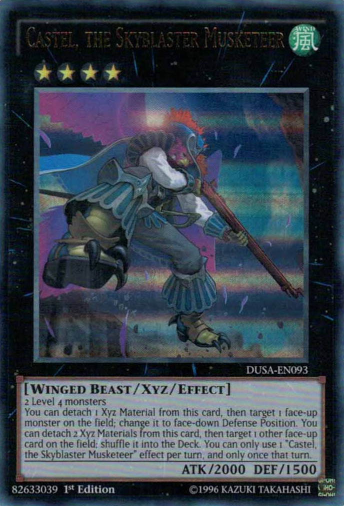 Castel, the Skyblaster Musketeer [DUSA-EN093] Ultra Rare | Chromatic Games