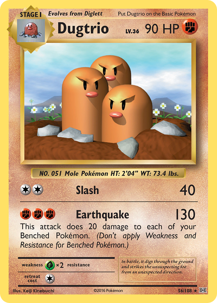 Dugtrio [Evolutions] | Chromatic Games