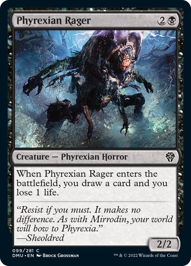 Phyrexian Rager [Dominaria United] | Chromatic Games