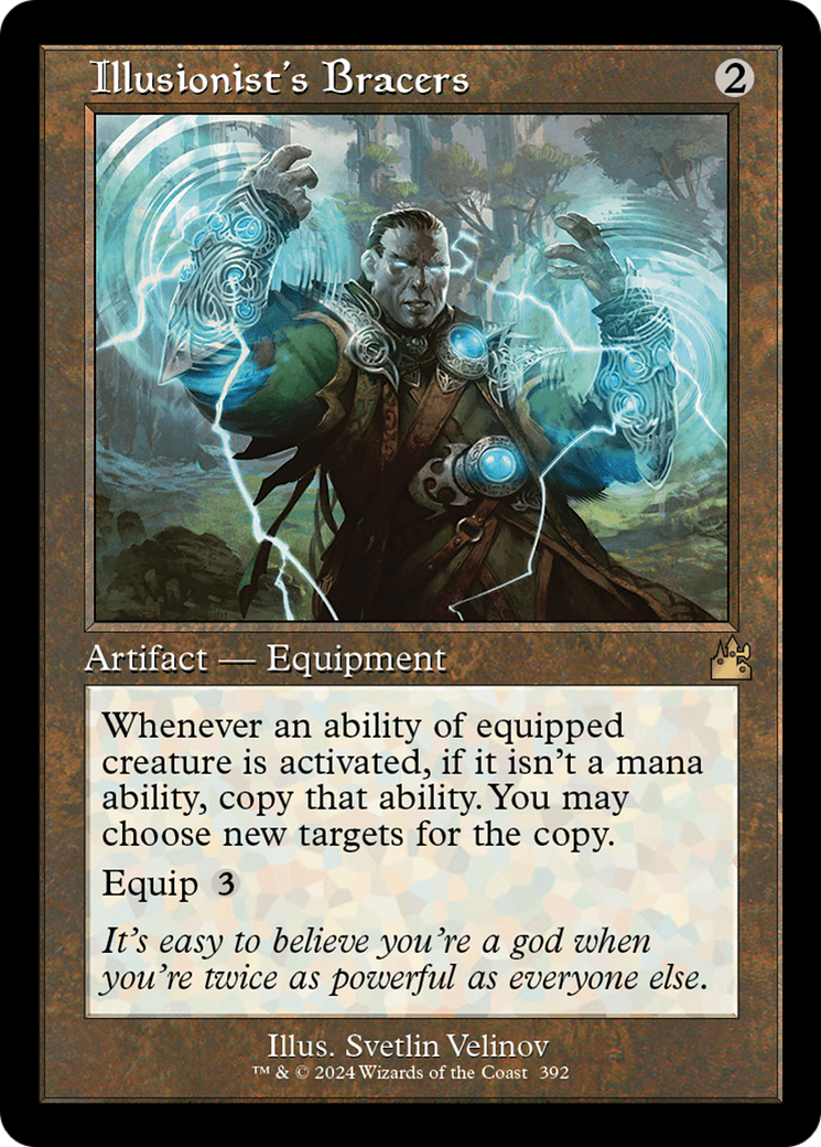 Illusionist's Bracers (Retro Frame) [Ravnica Remastered] | Chromatic Games