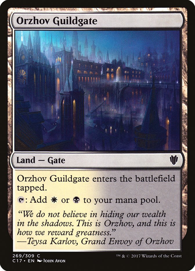 Orzhov Guildgate [Commander 2017] | Chromatic Games