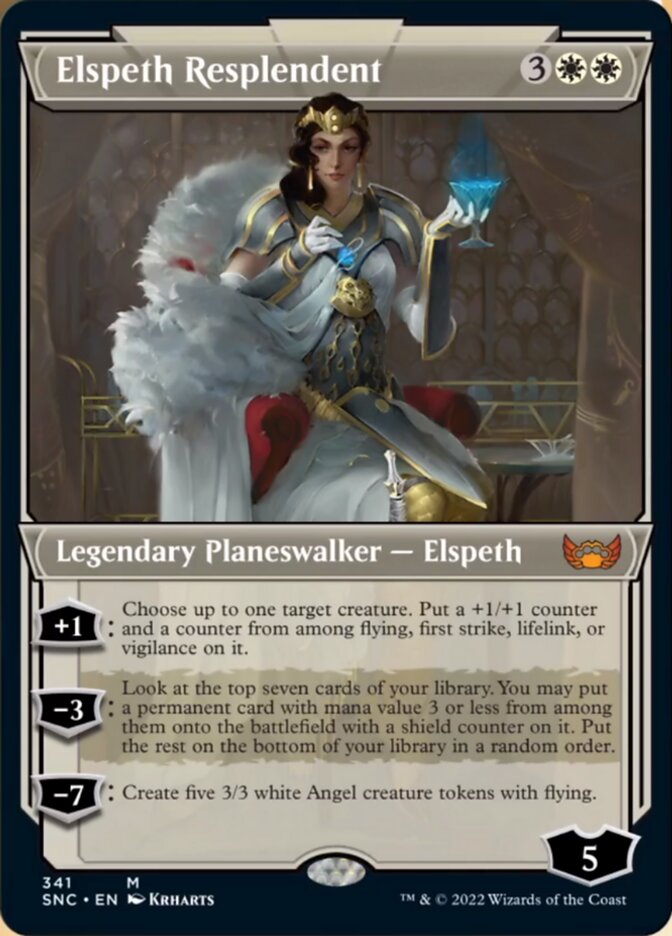 Elspeth Resplendent (Showcase Art Deco) [Streets of New Capenna] | Chromatic Games