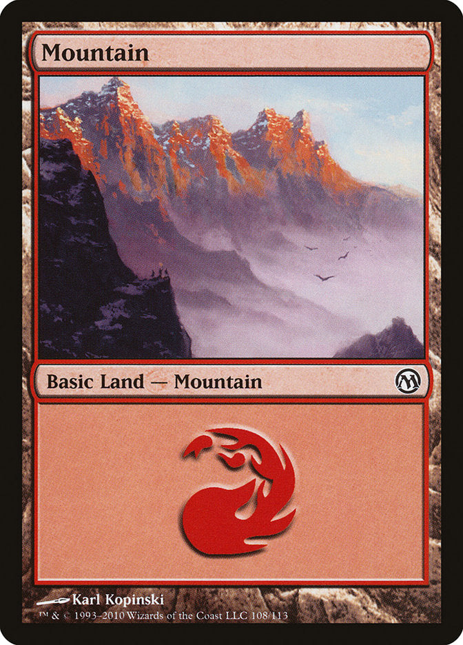 Mountain (108) [Duels of the Planeswalkers] | Chromatic Games