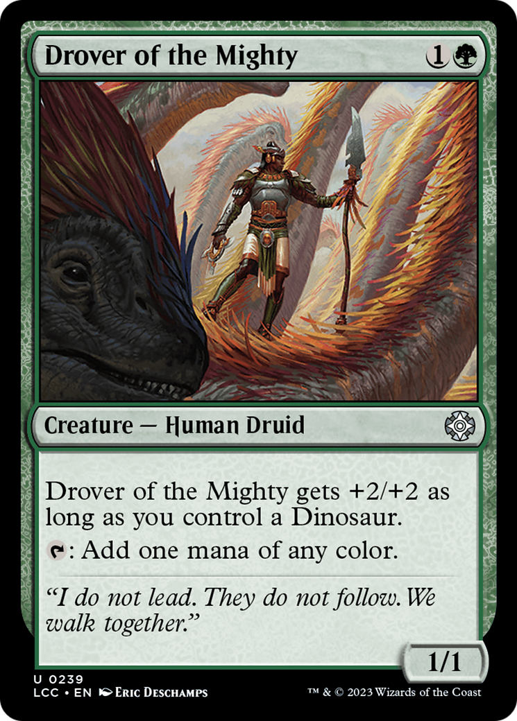 Drover of the Mighty [The Lost Caverns of Ixalan Commander] | Chromatic Games