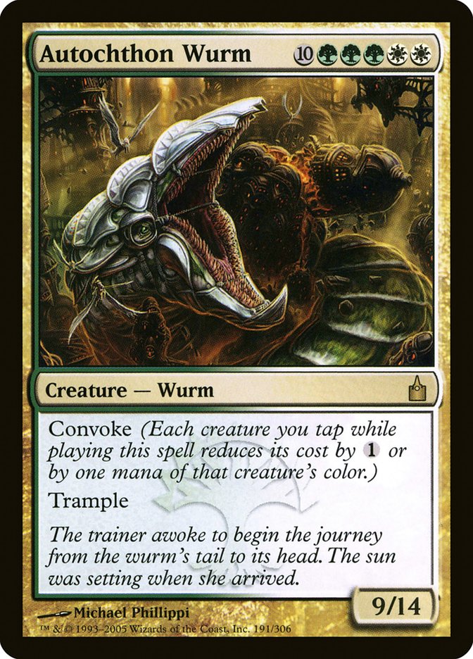 Autochthon Wurm [Ravnica: City of Guilds] | Chromatic Games