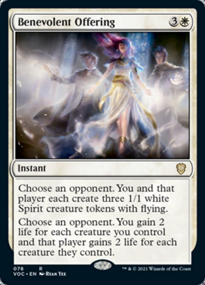 Benevolent Offering [Innistrad: Crimson Vow Commander] | Chromatic Games