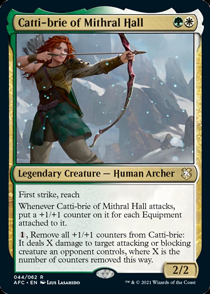 Catti-brie of Mithral Hall [Dungeons & Dragons: Adventures in the Forgotten Realms Commander] | Chromatic Games