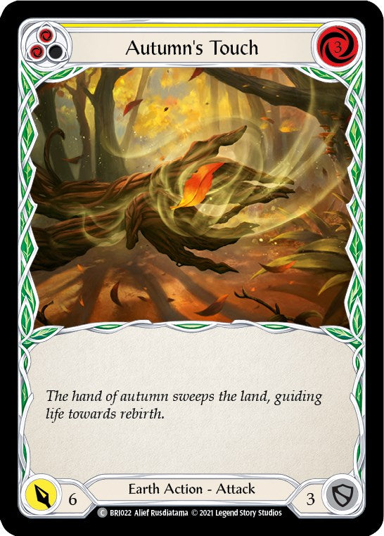 Autumn's Touch (Yellow) [BRI022] (Tales of Aria Briar Blitz Deck)  1st Edition Normal | Chromatic Games