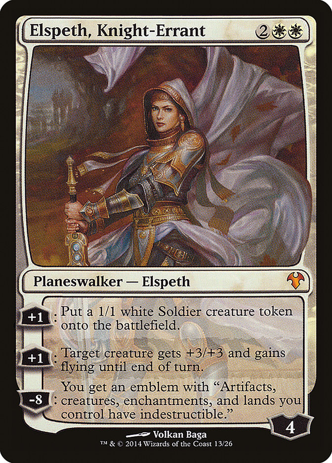 Elspeth, Knight-Errant [Modern Event Deck 2014] | Chromatic Games