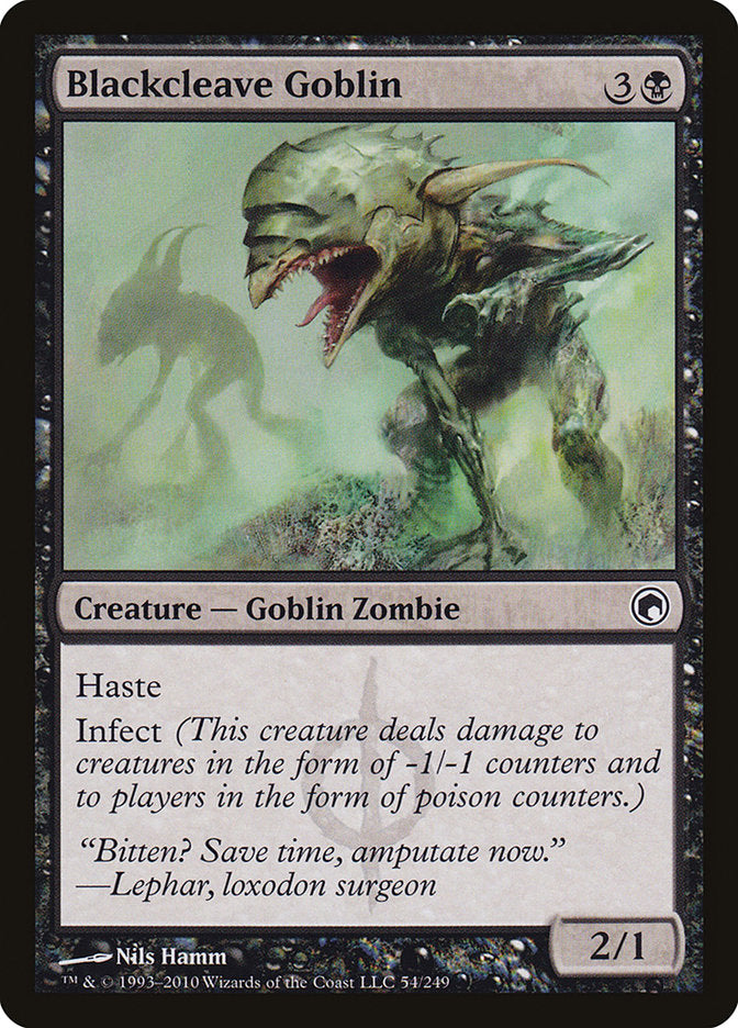 Blackcleave Goblin [Scars of Mirrodin] | Chromatic Games