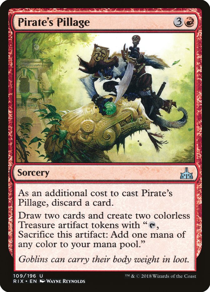 Pirate's Pillage [Rivals of Ixalan] | Chromatic Games