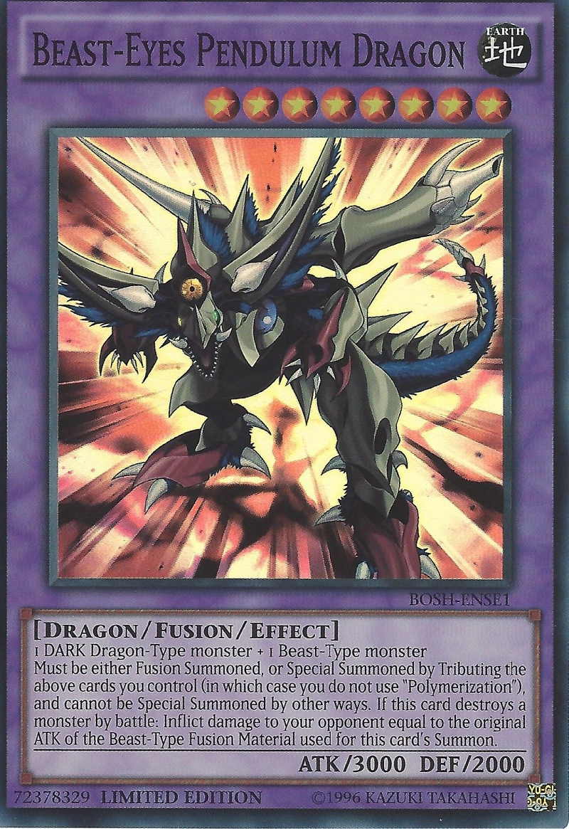 Beast-Eyes Pendulum Dragon [BOSH-ENSE1] Super Rare | Chromatic Games