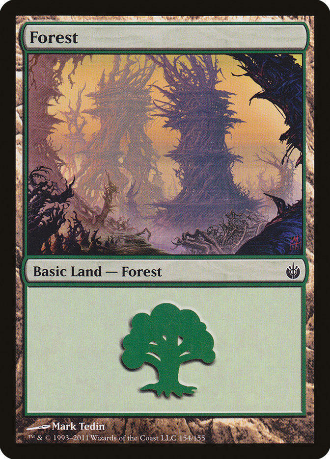 Forest (154) [Mirrodin Besieged] | Chromatic Games