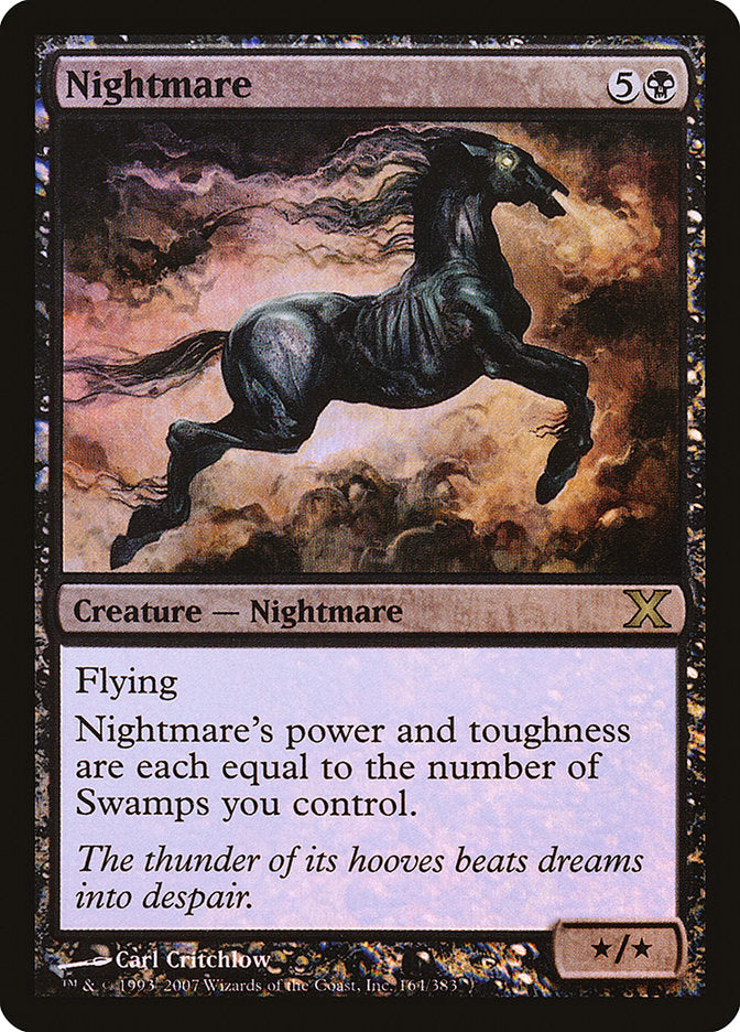 Nightmare (Premium Foil) [Tenth Edition] | Chromatic Games