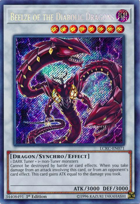 Beelze of the Diabolic Dragons [LCKC-EN071] Secret Rare | Chromatic Games