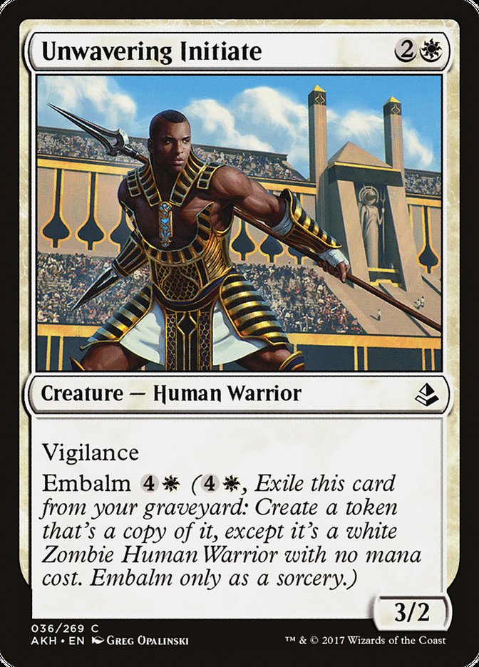 Unwavering Initiate [Amonkhet] | Chromatic Games