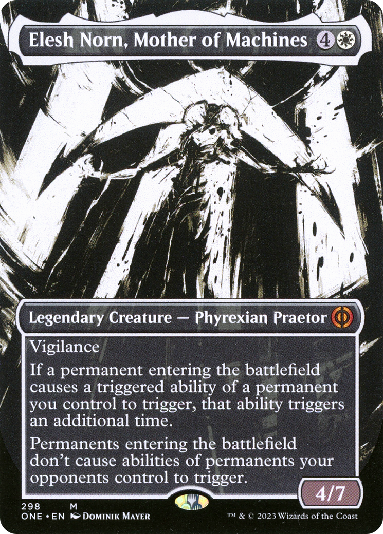 Elesh Norn, Mother of Machines (Borderless Ichor) [Phyrexia: All Will Be One] | Chromatic Games