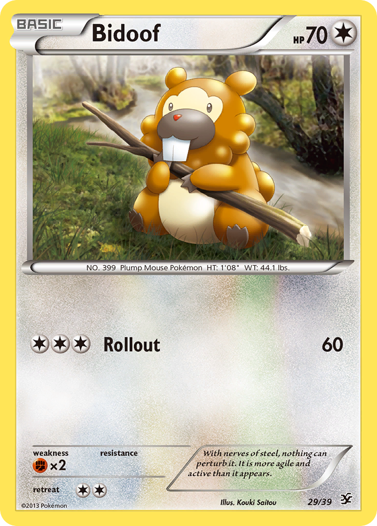 Bidoof (29/39) [XY: Kalos Starter Set] | Chromatic Games