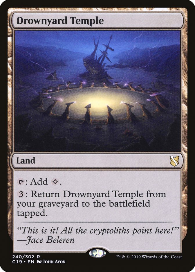 Drownyard Temple [Commander 2019] | Chromatic Games