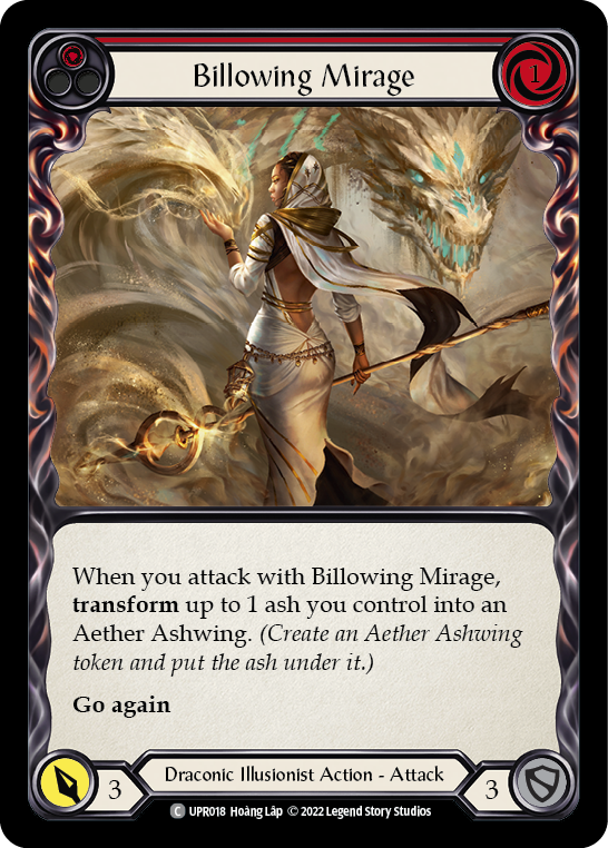 Billowing Mirage (Red) [UPR018] (Uprising)  Rainbow Foil | Chromatic Games