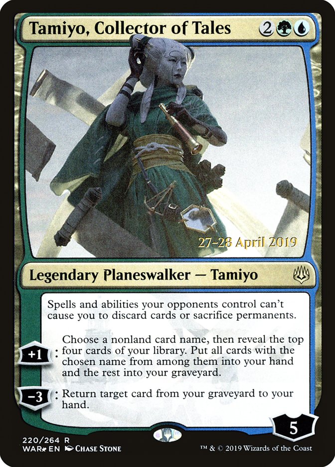 Tamiyo, Collector of Tales [War of the Spark Prerelease Promos] | Chromatic Games