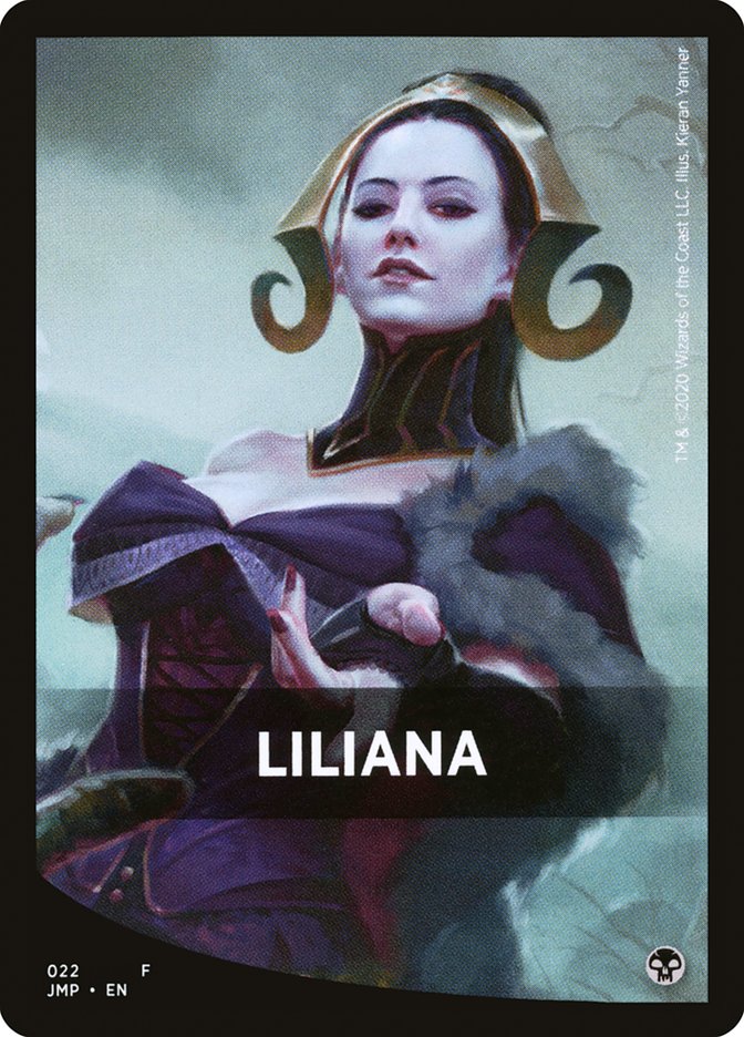 Liliana Theme Card [Jumpstart Front Cards] | Chromatic Games