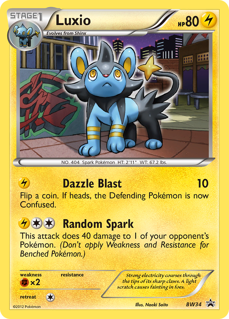 Luxio [BW Black Star Promos] | Chromatic Games