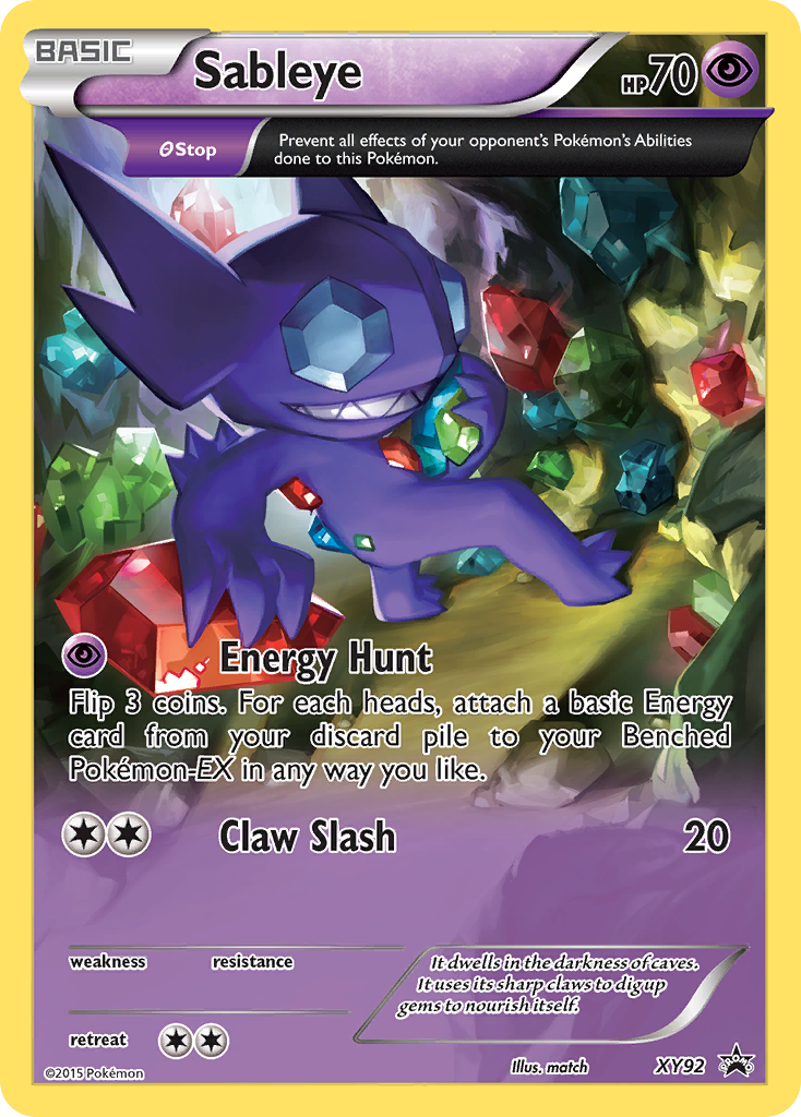 Sableye (XY92) [XY: Black Star Promos] | Chromatic Games