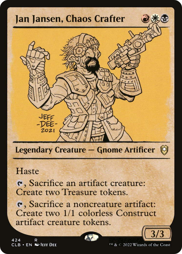 Jan Jansen, Chaos Crafter (Showcase) [Commander Legends: Battle for Baldur's Gate] | Chromatic Games