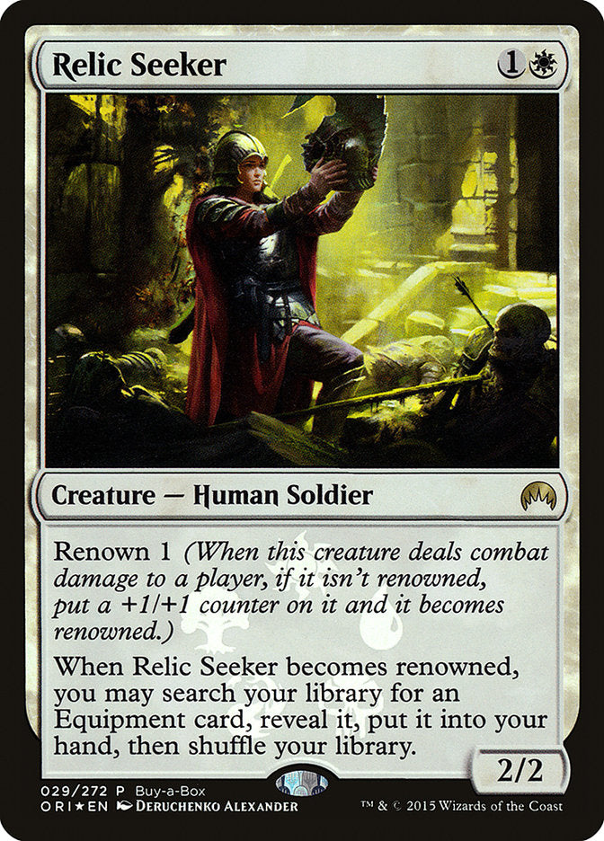 Relic Seeker (Buy-A-Box) [Magic Origins Promos] | Chromatic Games